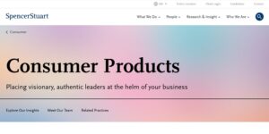 Consumer Packaged Goods Spencer Stuart