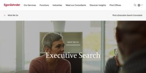 Egon Zehnder logo for collaborative and culture-focused COO search