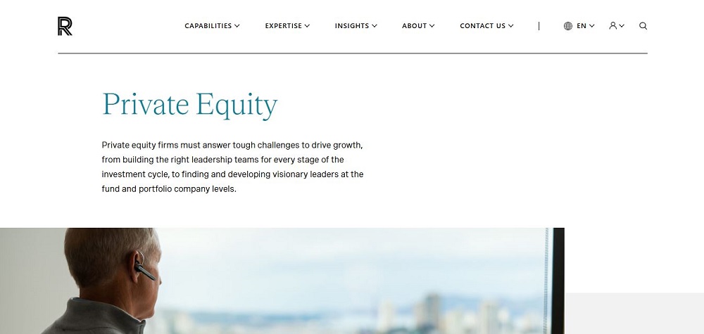 Russell Reynolds Associates logo for competency-based PE executive search