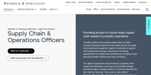 supply chain executive recruiters Heidrick & Struggles